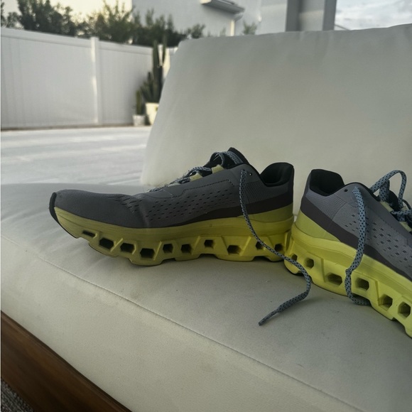 On Running Cloudmonster Nimbus Hay Running Sneaker Shoe 61.98242 Size Women’s 10 - Picture 5 of 12